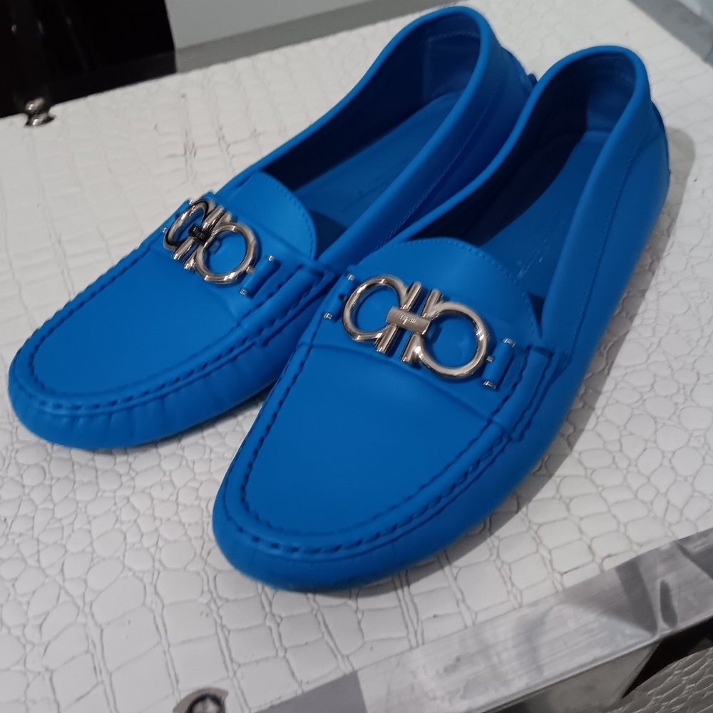 Salvatore Ferragamo's "Driver" moccasin woman size 8 1/2